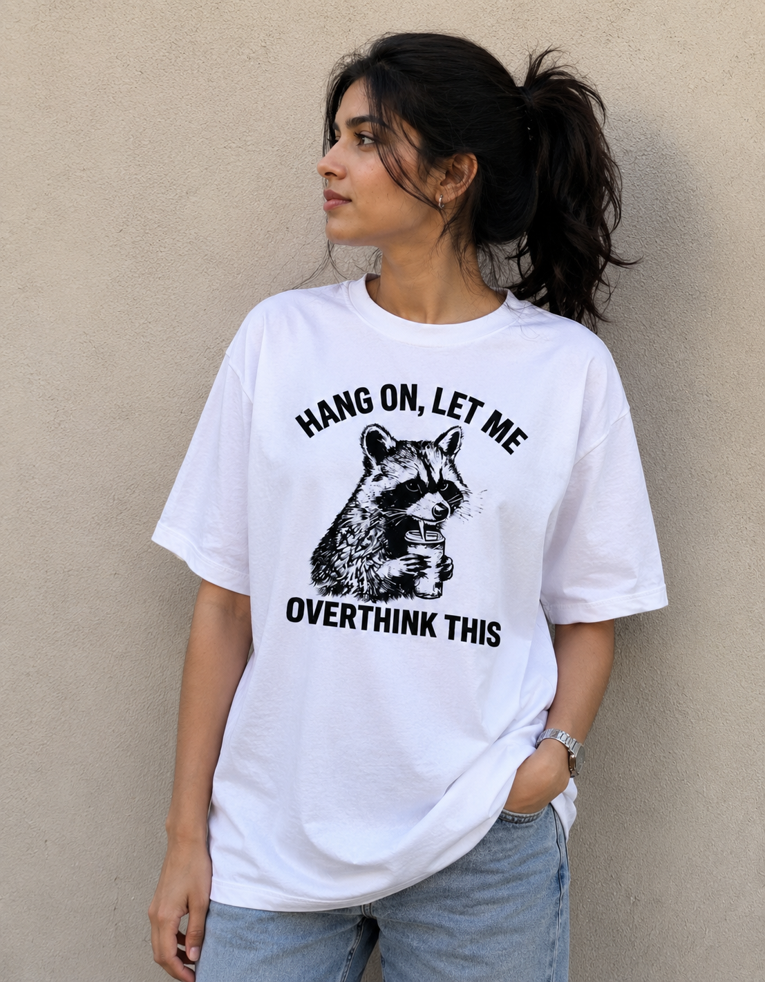 overthink oversized tee